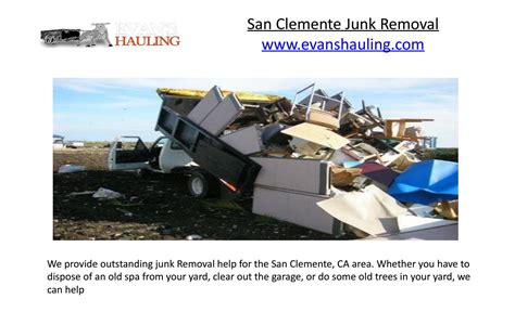San clemente ca junk removal  services